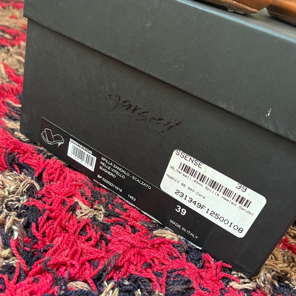 NWT MARSÈLL Brown Spilla Heeled Sandals Size 39 - Picture 2 of 7